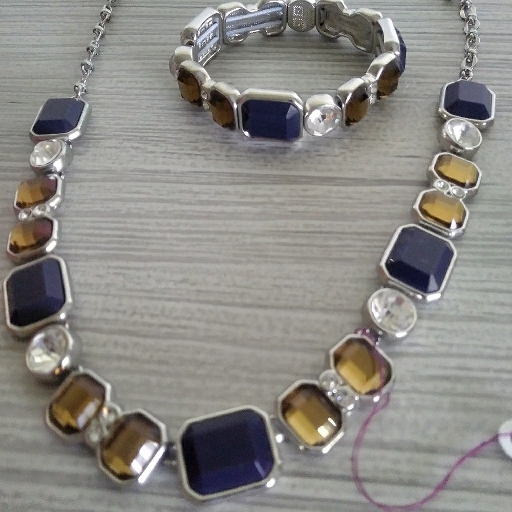 Necklace with matching bracelet